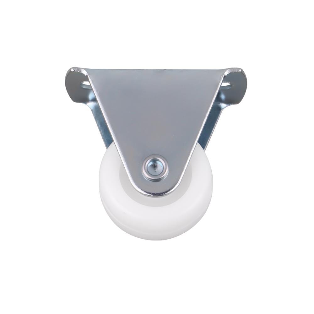 ลูกล้อ PP FITT 193025 แป้นตาย ไม่มีเบรก 1 นิ้ว สีขาว