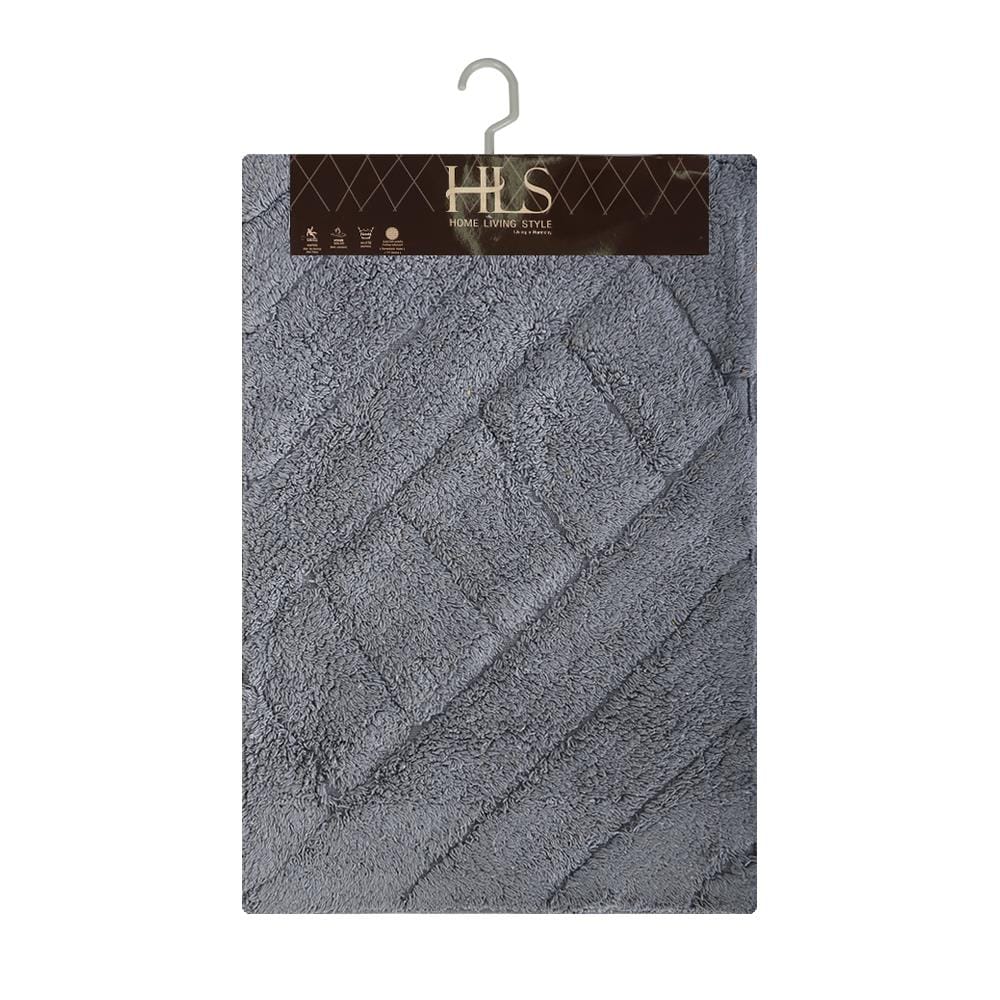 พรม HOME LIVING STYLE SI6690 40X60 ซม. สีเทา