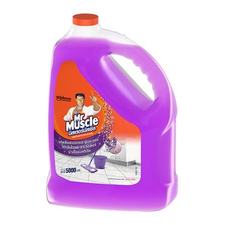 น้ำยาทำความสะอาดพื้น MR.MUSCLE 5,000ml WILD LAVENDER_1