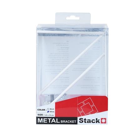 แขนรับชั้นเหล็ก STACKO สามเหลี่ยม 14.5x15x19 ซม. สีขาว_2