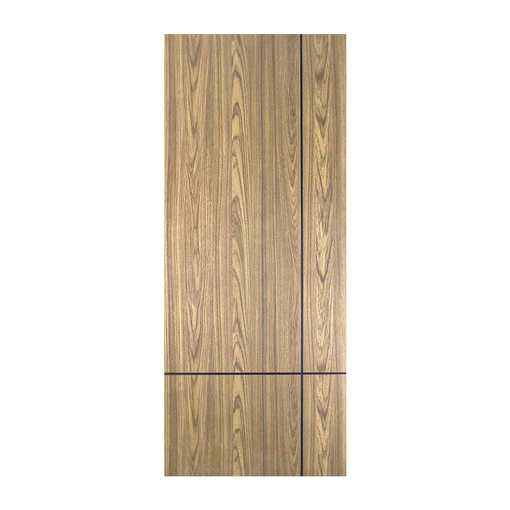 ประตูภายในเมลามีน W ME1 80X200 ซม. สี SEMARANG TEAK ไม่เจาะลูกบิด