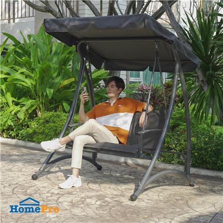 ชิงช้า 2 ที่นั่ง SPRING TEXTILENCE สีเทา_5
