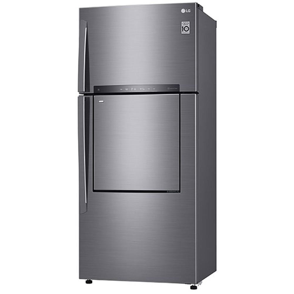 2-DOOR REFRIGERATOR LG GN-A702HLHU.APZP 18.1CU.FT SILVER INVERTER LINEAR COMPRESSOR