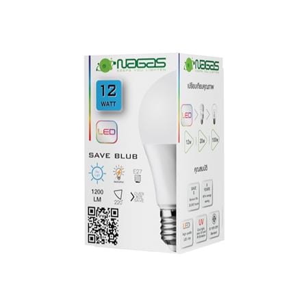 หลอด LED NAGAS SAVE BULB 12 วัตต์ DAYLIGHT E27_1
