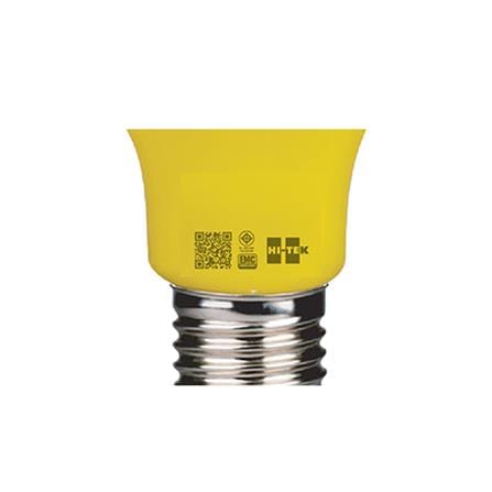 หลอด LED ไล่ยุงและแมลง HI-TEK 5 วัตต์ สีเหลือง E27_2