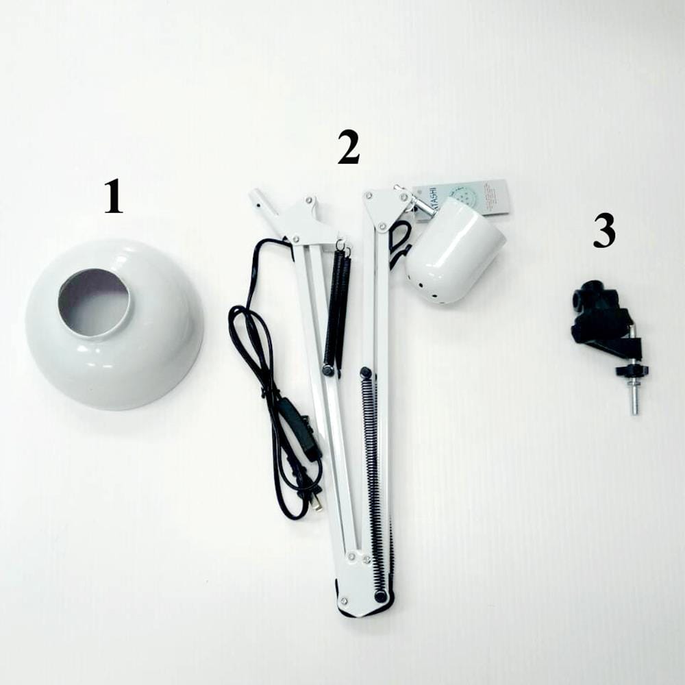 ไฟอ่านหนังสือ HATASH IMT-800 โลหะ MODERN สีขาว