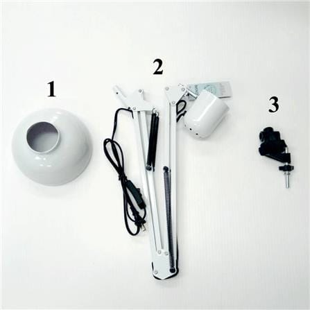 ไฟอ่านหนังสือ HATASH IMT-800 โลหะ MODERN สีขาว_2
