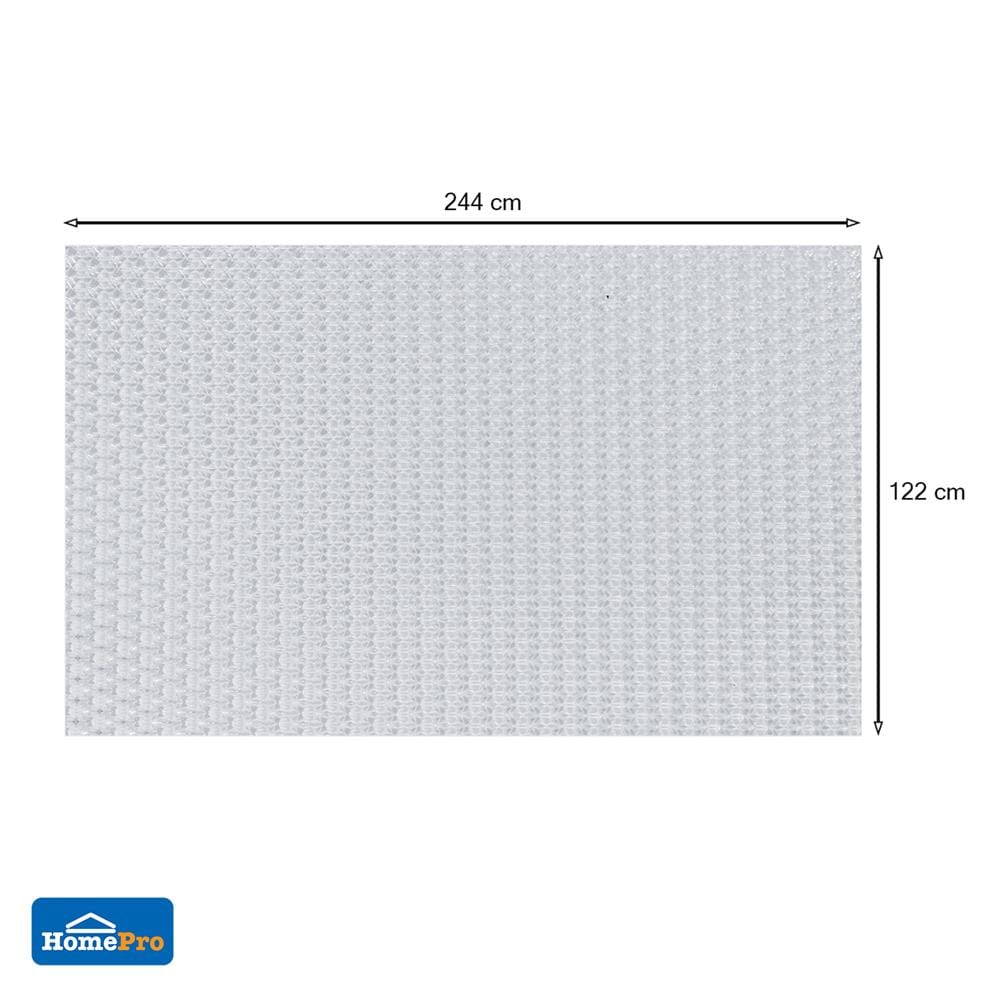 แผ่นโพลีคาร์บอเนต คริสตัล SUNSHIELD 3 มม. 1.22X2.44 ม. สีใส