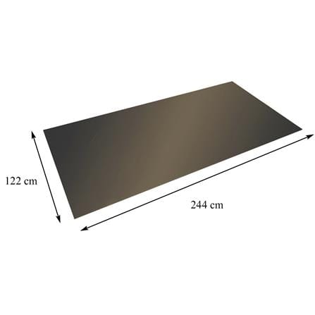 แผ่นโพลีคาร์บอเนต แบบตัน SUNSHIELD 3 มม. 1.22X2.44 ม. สีน้ำตาลเข้ม_4