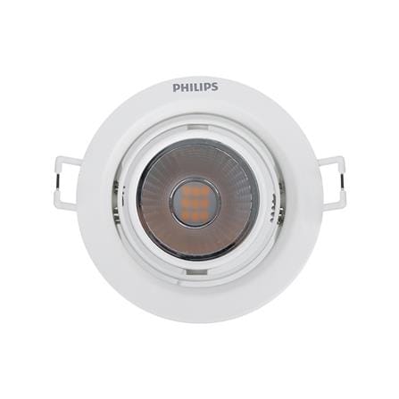 ดาวน์ไลท์ LED PHILIPS 59776 POMERON 3 นิ้ว 7 วัตต์ WARM WHITE สีขาว_0