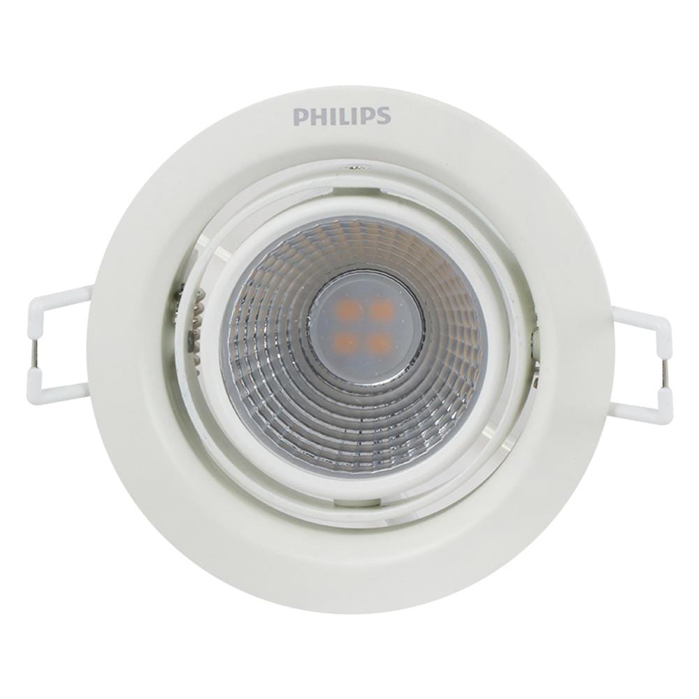 ดาวน์ไลท์ LED PHILIPS 59774 POMERON 4 นิ้ว 3 วัตต์ WARM WHITE สีขาว