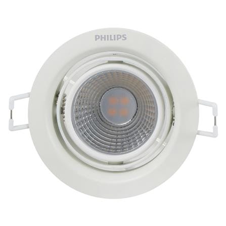 ดาวน์ไลท์ LED PHILIPS 59774 POMERON 4 นิ้ว 3 วัตต์ COOL WHITE สีขาว_0