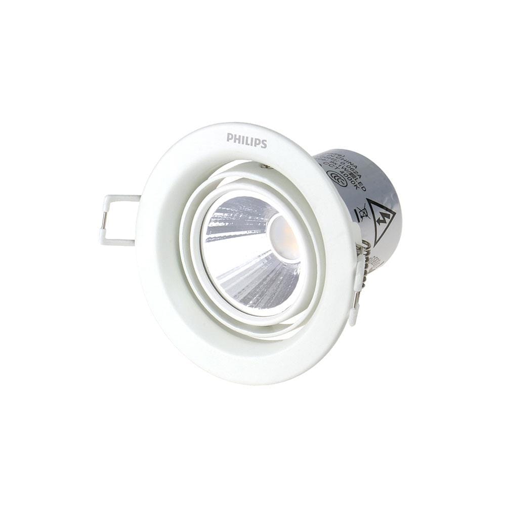 ดาวน์ไลท์ LED PHILIPS 59776 POMERON 4 นิ้ว 7 วัตต์ COOL WHITE สีขาว