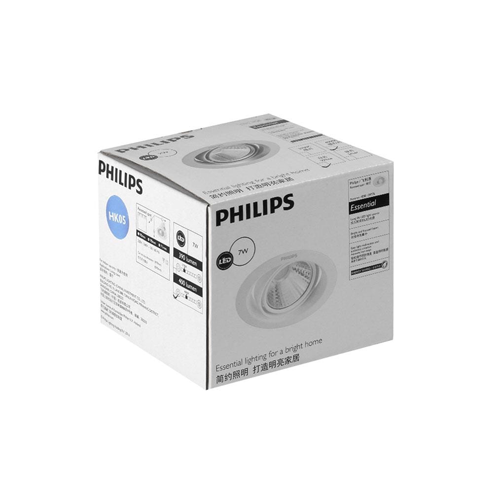 ดาวน์ไลท์ LED PHILIPS 59776 POMERON 4 นิ้ว 7 วัตต์ COOL WHITE สีขาว