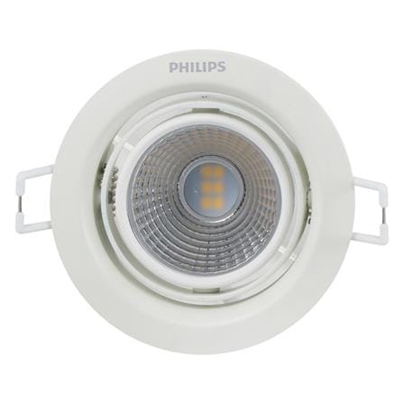 ดาวน์ไลท์ LED PHILIPS 59775 POMERON 4 นิ้ว 5 วัตต์ WARM WHITE สีขาว_0