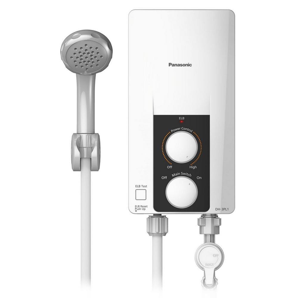 เครื่องทำน้ำอุ่น PANASONIC DH-3PL1TK 3500 วัตต์ สีขาว