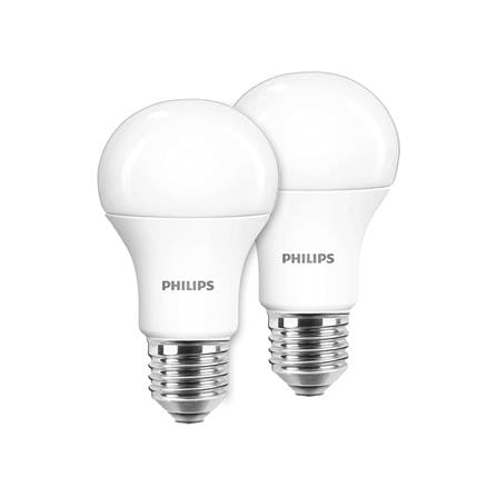 หลอด LED PHILIPS BULB A60 10 วัตต์ เดย์ไลท์ แพ็ก 2...