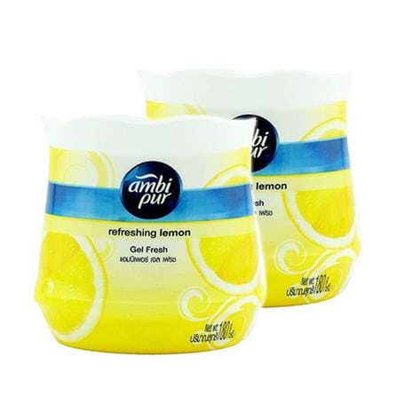 เจลปรับอากาศ AMBIPUR REFRESHING LEMON 180 กรัม แพ็กคู่_1
