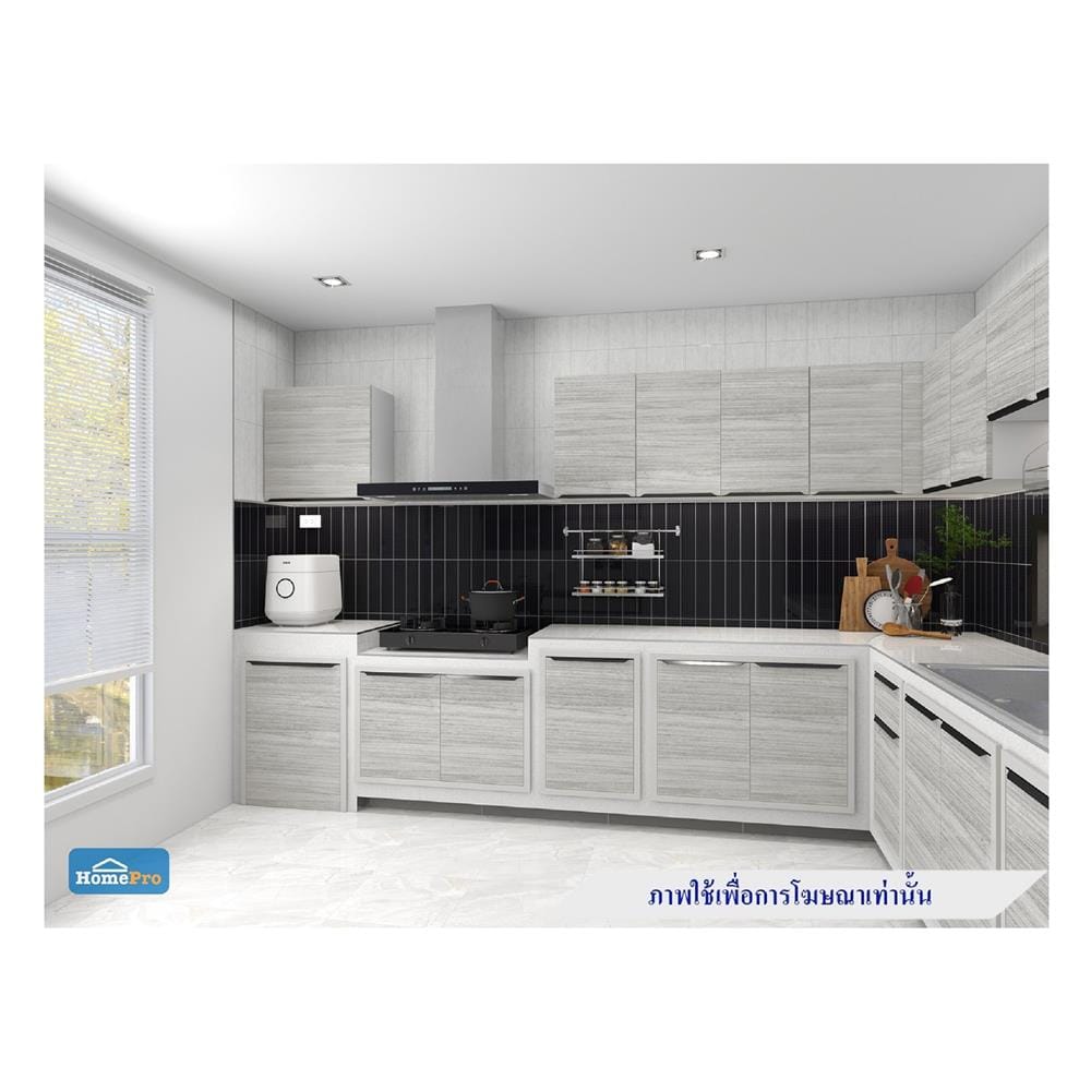 บานซิงค์คู่ KITZCHO GLOSSY 86x66 ซม. สีคริสตัลไวท์