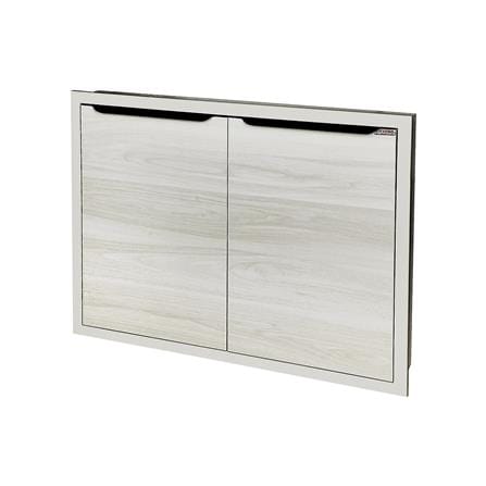 บานซิงค์คู่ KITZCHO GLOSSY 86x66 ซม. สีคริสตัลไวท์_1