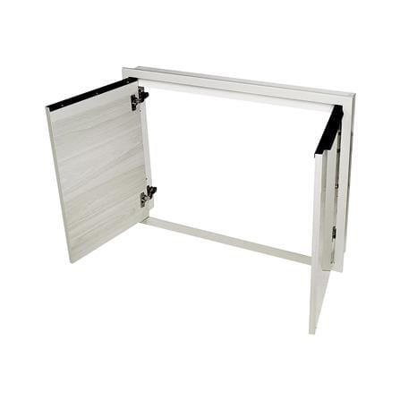 บานซิงค์คู่ KITZCHO GLOSSY 86x66 ซม. สีคริสตัลไวท์_2