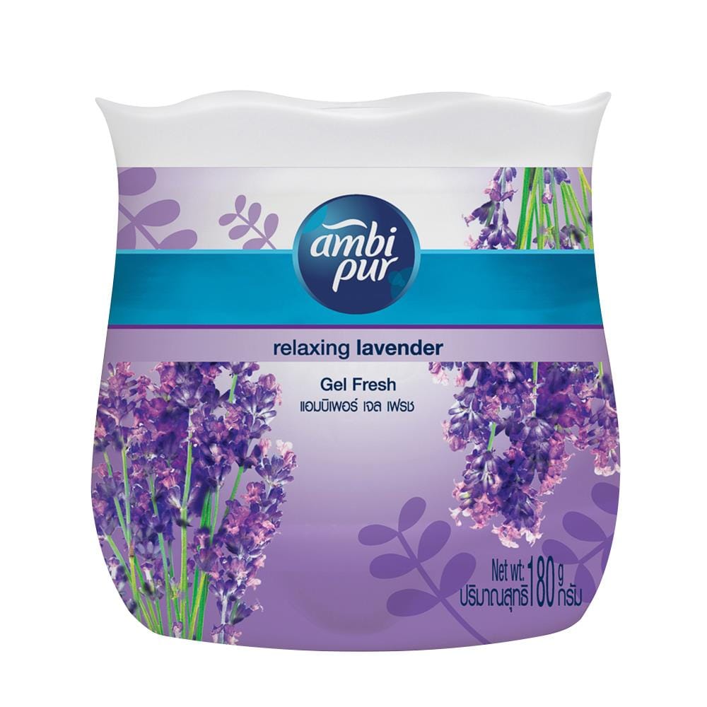 เจลปรับอากาศ AMBIPUR RELAXING LAVENDER 180 กรัม แพ็กคู่