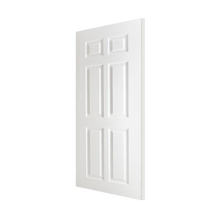 ประตูภายนอก UPVC PARAZZO MN003 80X200 ซม. สีขาว ไม่เจาะลูกบิด_1