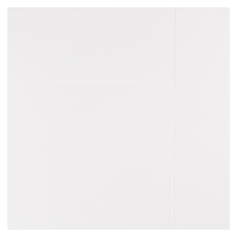 ประตูภายนอก UPVC AZLE MD6 80X200 ซม. สีขาว ไม่เจาะลูกบิด