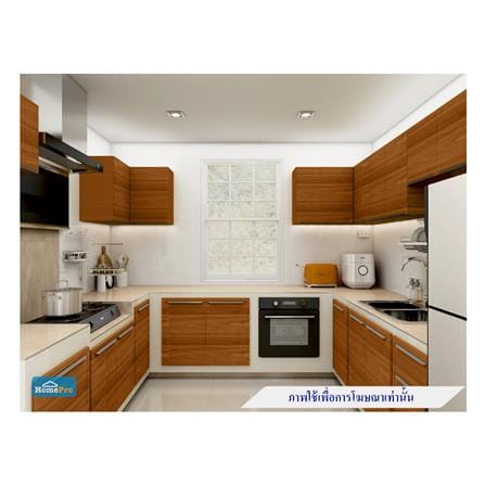 บานซิงค์คู่ KITZCHO GLOSSY 86x66 ซม. สีไม้สัก_4
