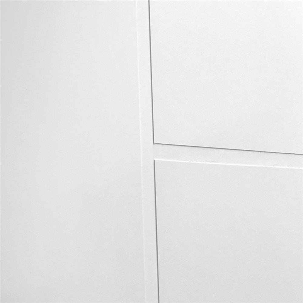 ประตูภายนอก UPVC AZLE MD6 70X200 ซม. สีขาว ไม่เจาะลูกบิด