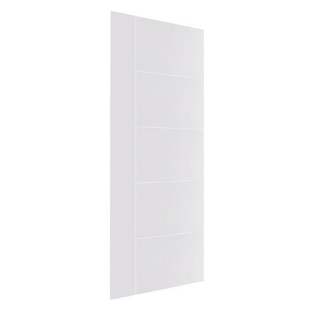 ประตูภายนอก UPVC AZLE MD6 70X200 ซม. สีขาว ไม่เจาะลูกบิด_1