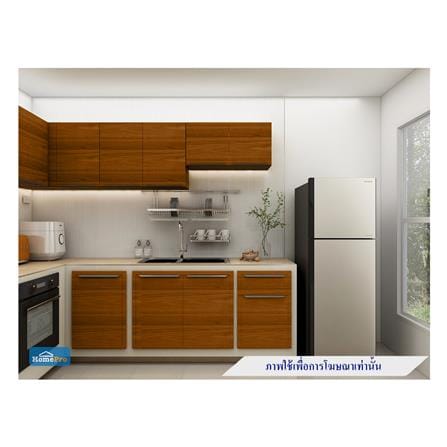 ตู้ลิ้นชัก MDF KITZCHO 2 ชั้น GLOSSY 46x66 ซม. สีไม้สัก_2