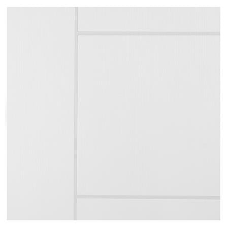 ประตูภายนอก UPVC AZLE ET-06W 80x200 ซม. สีขาว เจาะลูกบิด_2