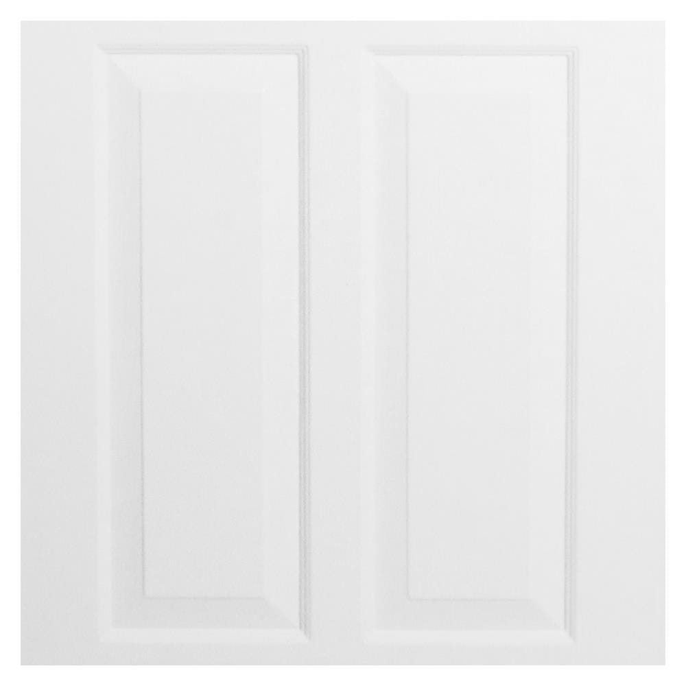 ประตูภายนอก UPVC PARAZZO MN003 70X200 ซม. สีขาว ไม่เจาะลูกบิด