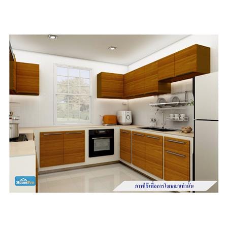 ตู้แขวนเดี่ยว KITZCHO GLOSSY 60x60 ซม. สีไม้สัก_1