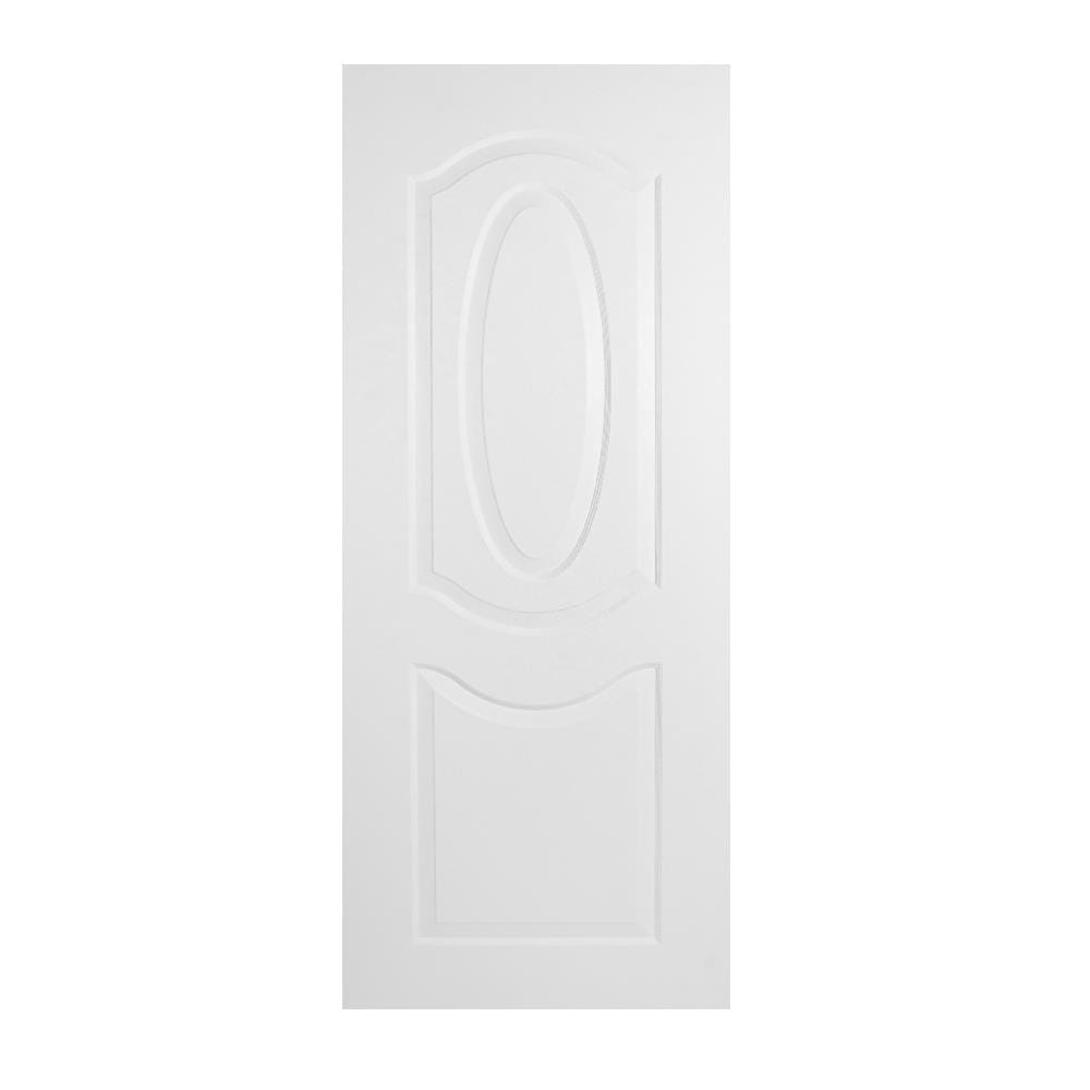 ประตูภายนอก UPVC PARAZZO MN002 80X200 ซม. สีขาว ไม่เจาะลูกบิด