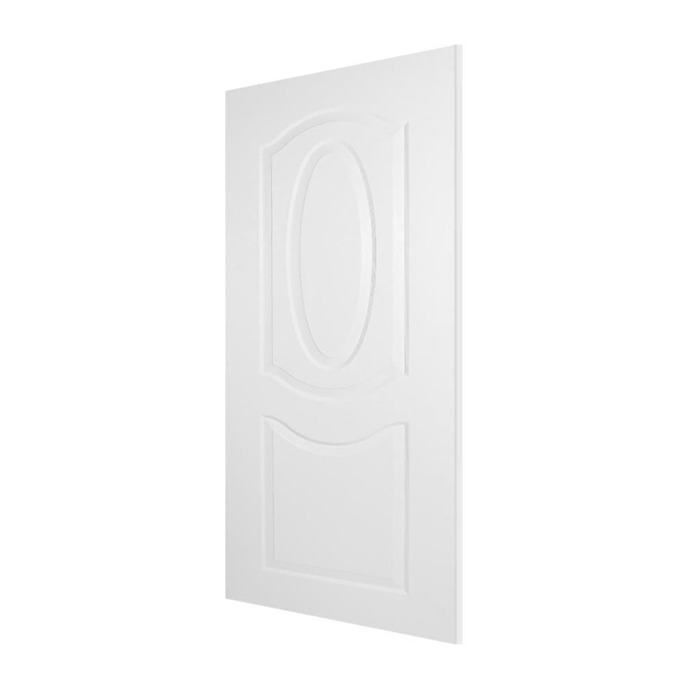 ประตูภายนอก UPVC PARAZZO MN002 80X200 ซม. สีขาว ไม่เจาะลูกบิด