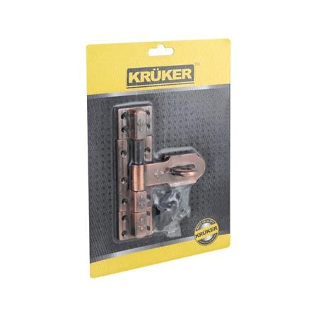 กลอนขวาง KRUKER KK4093 4 นิ้ว สีทองแดงรมดำ_2