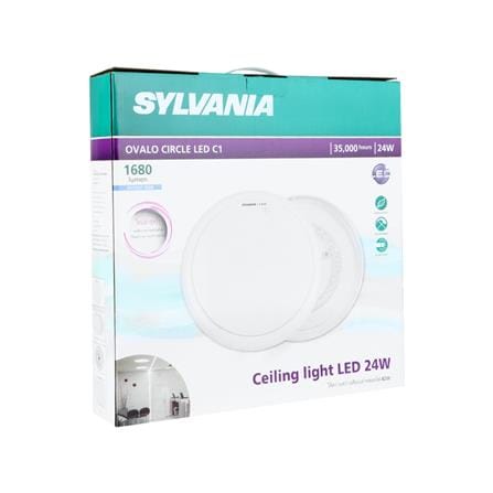 LED CEILING FLUSH LIGHT SYLVANIA OVALO C1 15IN 24W DAYLIGHT WHITE_4