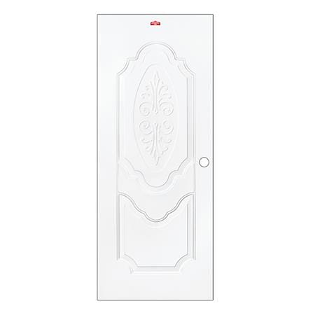 ประตูภายนอกเหล็ก เจาะลูกบิด PROFESSIONAL DOOR R1W 79.2X199.4 ซม. สีขาว