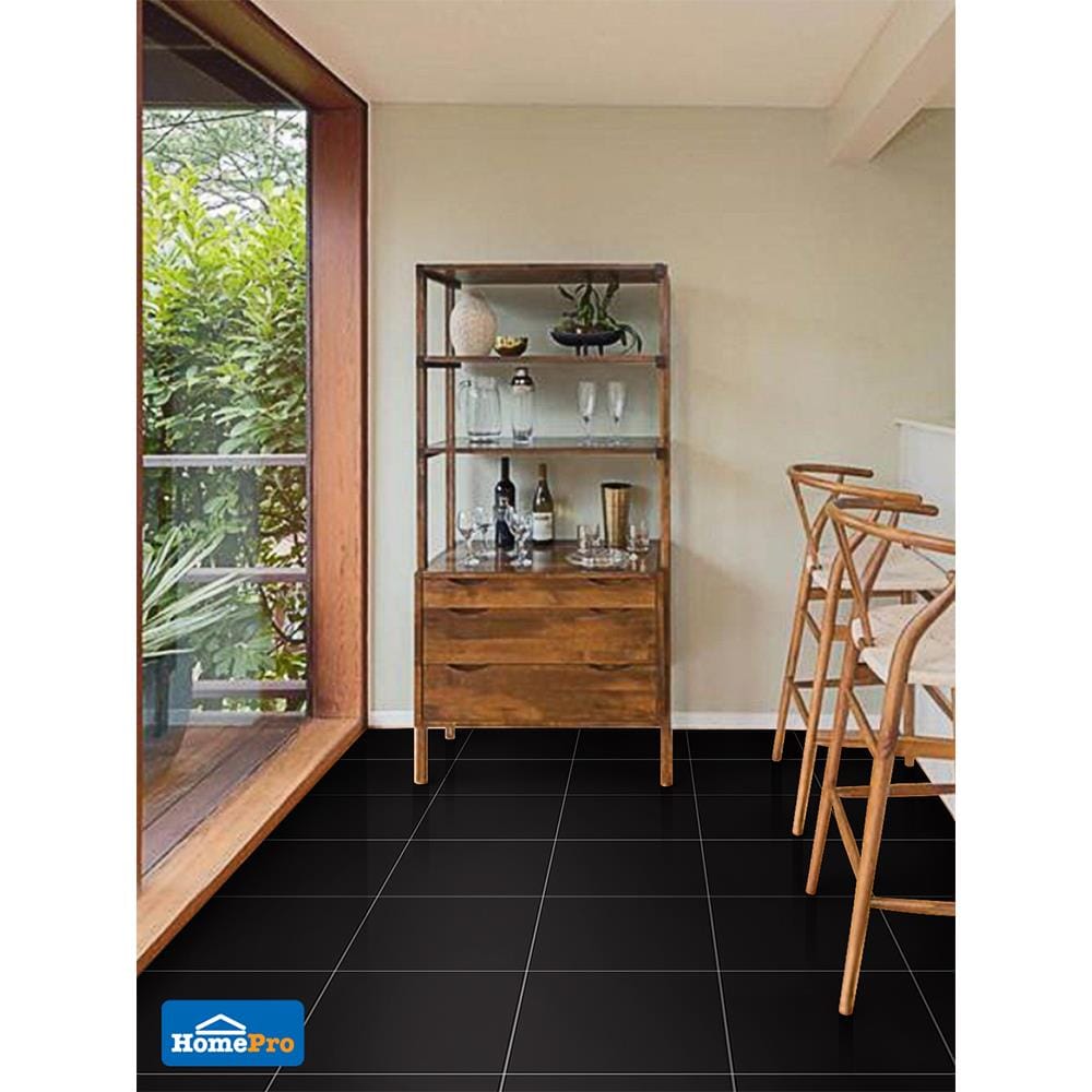 กระเบื้องพื้น 40x40 ซม. ออสโล นิว II แบล็ค