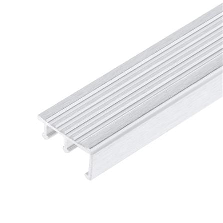 จมูกบันไดอะลูมิเนียม DP NAC401210  4 ซม. เงินปัดลาย_0