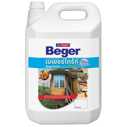 BEGERDRITE สูตรน้ำ สีใส 4L (ชนิดทา)_0