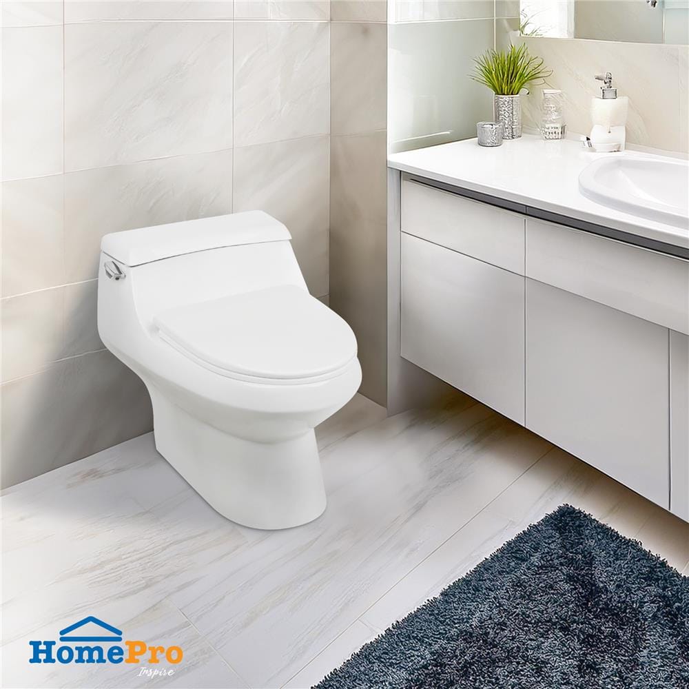 1-PIECE TOILET MOYA PLUS SN-T010 4.8L WHITE