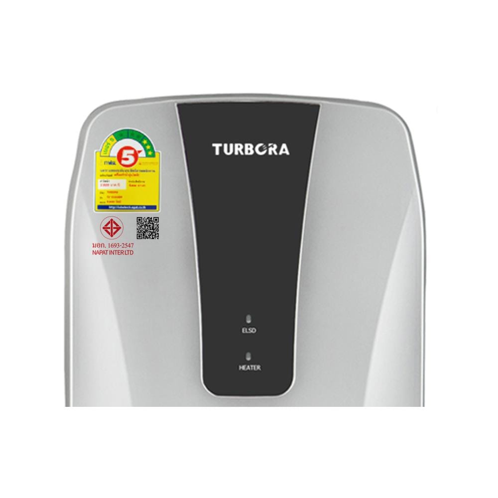 เครื่องทำน้ำอุ่น TURBORA FX-4500E 4500 วัตต์ สีเงิน