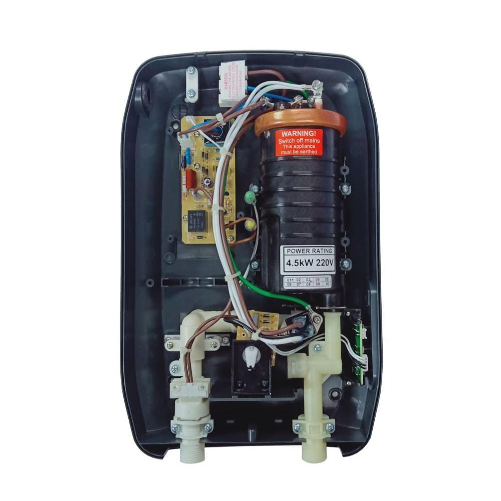 เครื่องทำน้ำอุ่น TURBORA FX-4500E 4500 วัตต์ สีเงิน