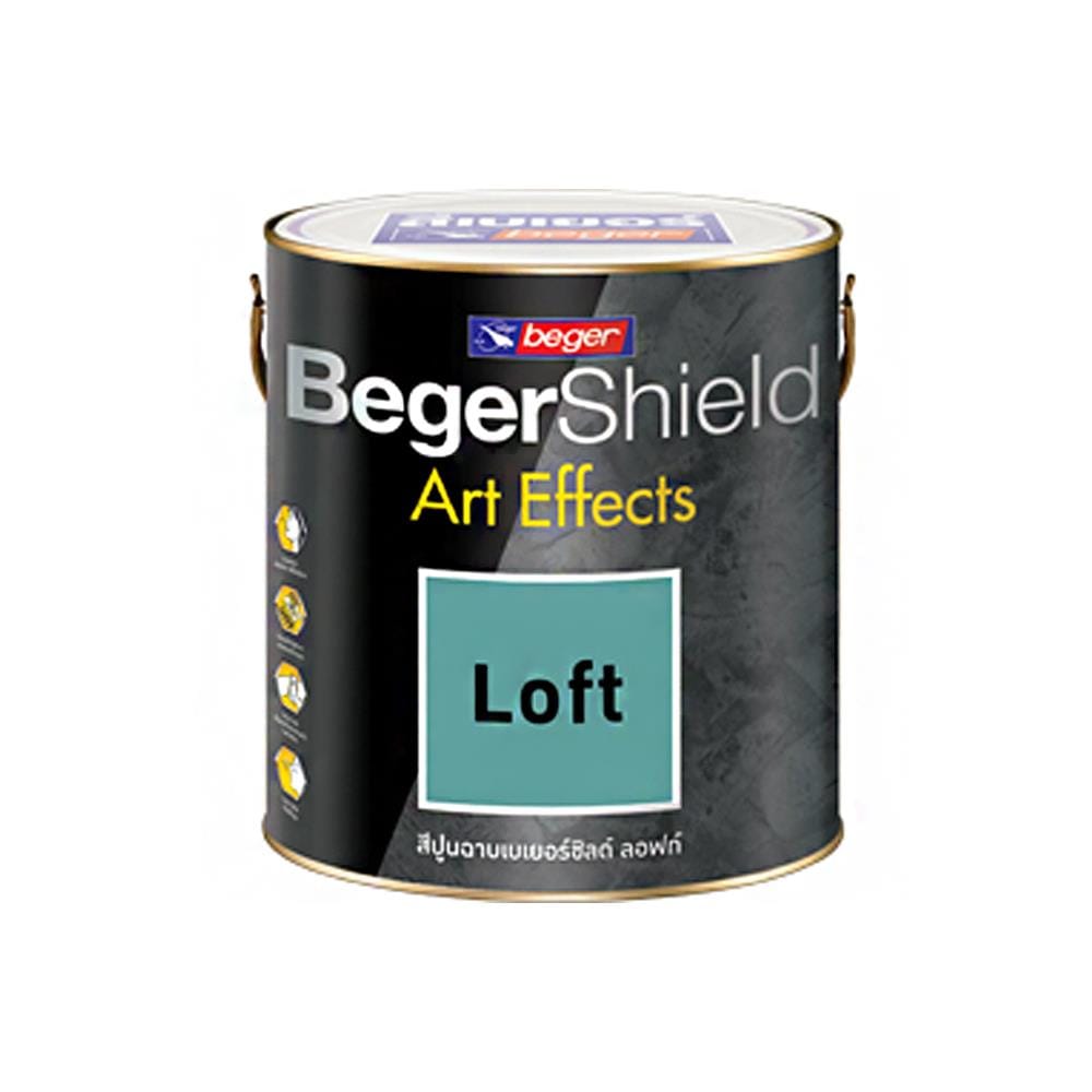 สีปูนฉาบ BEGERSHIELD ART EFFECTS LOFT #AF-0103 1 แกลลอน