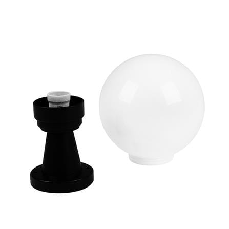 ไฟหัวเสา ELEKTRA HK-K2-200 OPAL สีดำ_1