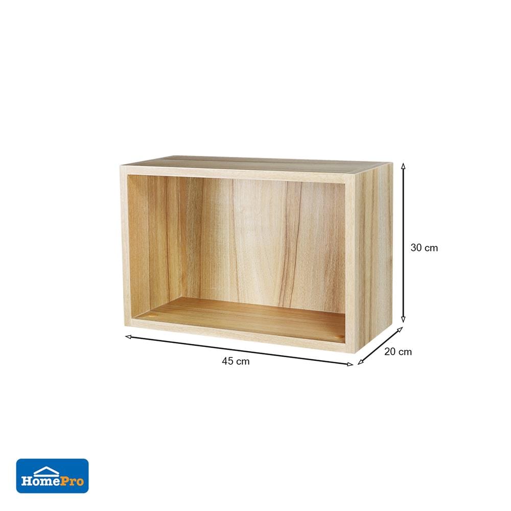 ชั้นติดผนัง STACKO METIC 45x20x30 ซม. สีโรมา