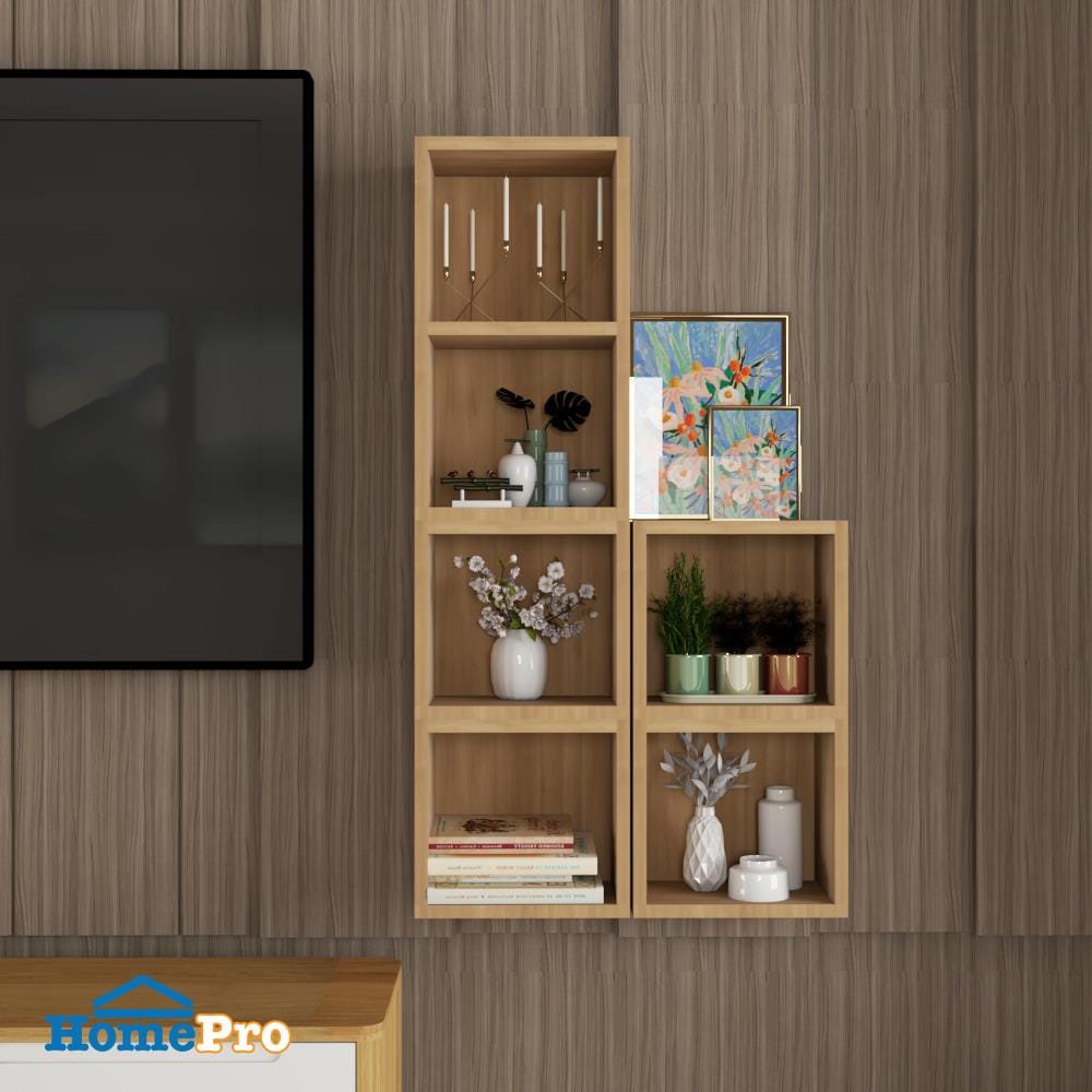 ชั้นติดผนัง STACKO METIC 32.5x20x30 ซม. สีโรมา